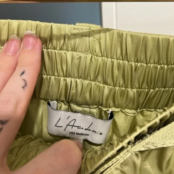 L’Academie Green Slouch Cargo Pants - Picture 3 of 5